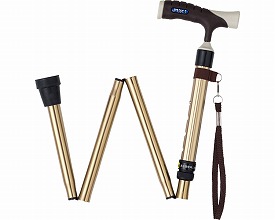 ｿﾌﾄｸﾞﾘｯﾌﾟ伸縮折りたたみｱﾙﾐ  ﾌﾞﾛﾝｽﾞ MRA-06301 ミキ