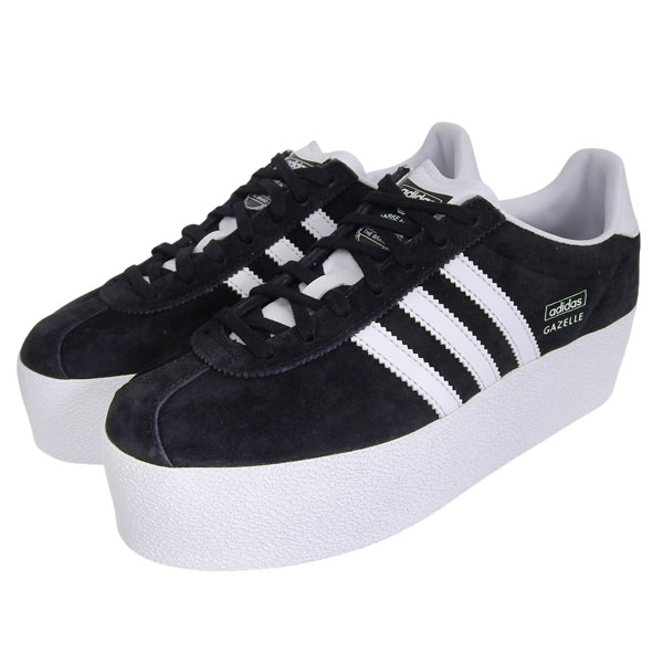 アディダス 靴 レディース スニーカー 24cm レザー BLACK Gazelle Up IH1290-24 ADIDAS_1