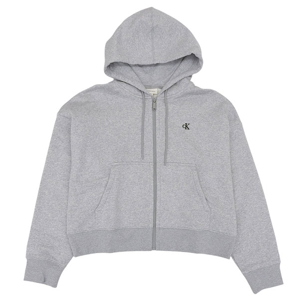 カルバンクライン 衣類 レディース スウェットパーカー アウトレット M グレー LS ARCHIVE LOGO FLEECE FZ HOOD 47A216G-P79M CALVIN KLEIN
