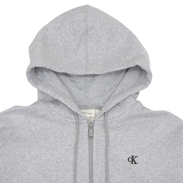 カルバンクライン 衣類 レディース スウェットパーカー アウトレット M グレー LS ARCHIVE LOGO FLEECE FZ HOOD 47A216G-P79M CALVIN KLEIN_2