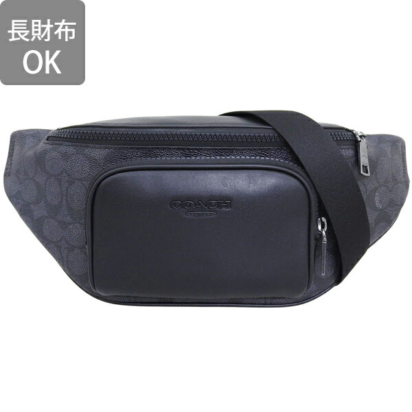 コーチ バッグ メンズ ボディバッグ アウトレット ブラックRACER SM BB SIG CBF77QBMI5 COACH_1