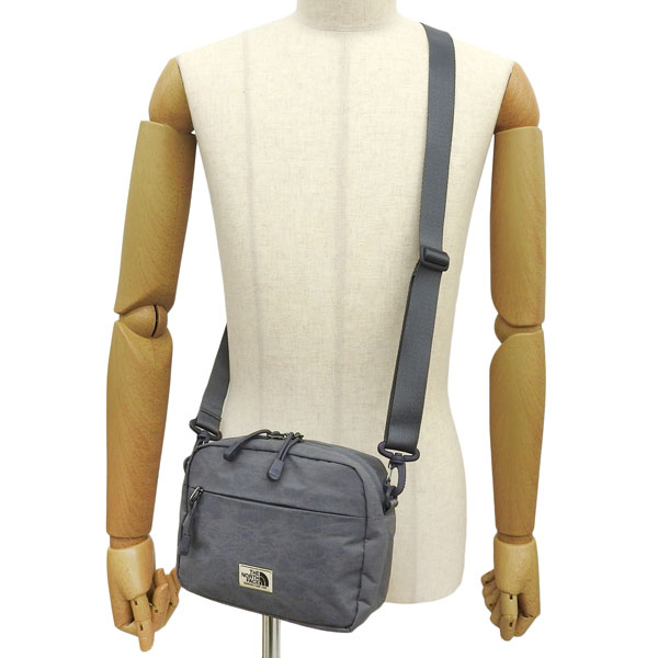 ノースフェイス バック メンズ レディース ショルダーバッグ ナイロン グレー STANDARD CROSS BAG M_WX NN2PR76K-GRY THE NORTH FACE_5