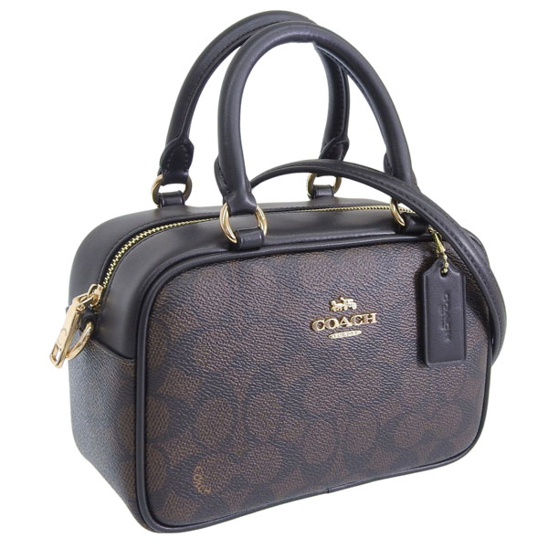 コーチ バッグ レディース 2WAY ショルダーバッグ ハンドバッグ アウトレット ウォルナット×ブラック CW197IMXAQ COACH
