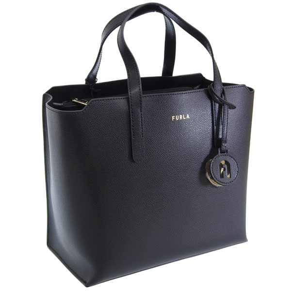 フルラ バッグ レディース トートバッグ アウトレット レザー ブラック WB01056ARE000O6000 FURLA