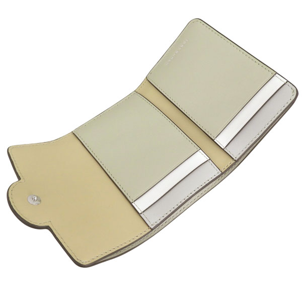 トリーバーチ 財布 レディース 三つ折り財布 アウトレット レザー グリーン ROBINSON PEBBLED SMALL WALLET 165002-300 TORY BURCH_4