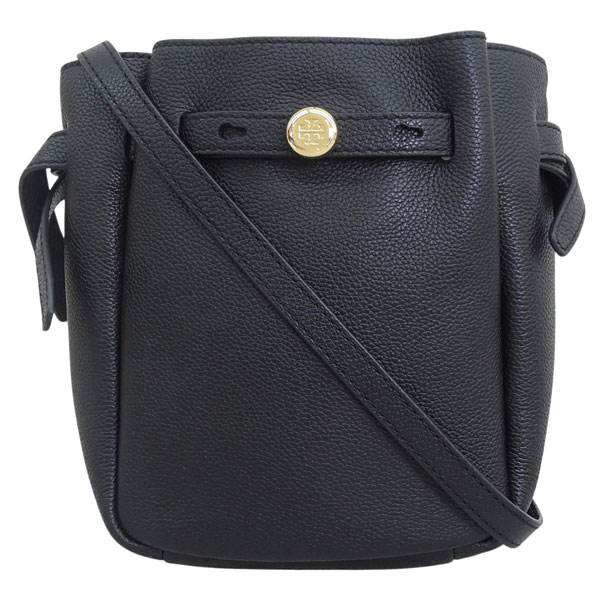 トリーバーチ バッグ レディース ショルダーバッグ アウトレット レザー ブラック ROMY PHONE CROSSBODY 171002-001 TORY BURCH_1