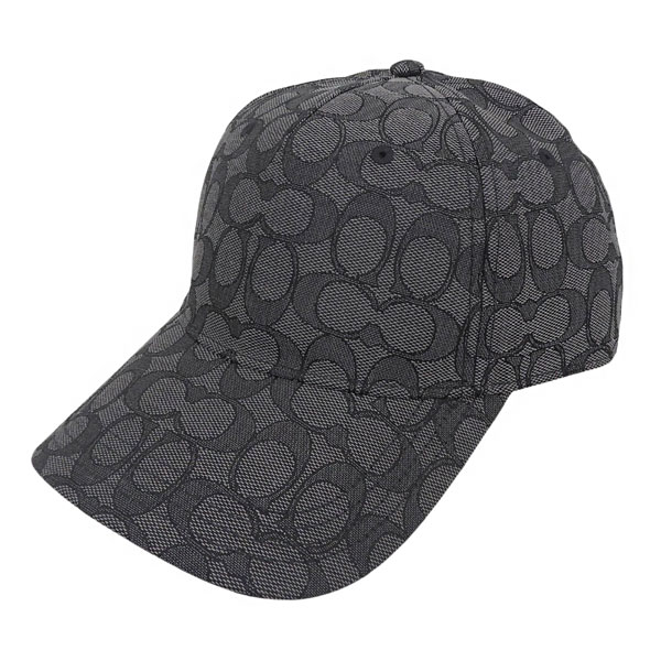 コーチ 帽子 メンズ レディース キャップ ONE チャコール SIG C JAQ BBALL HAT CCN92CHR COACH