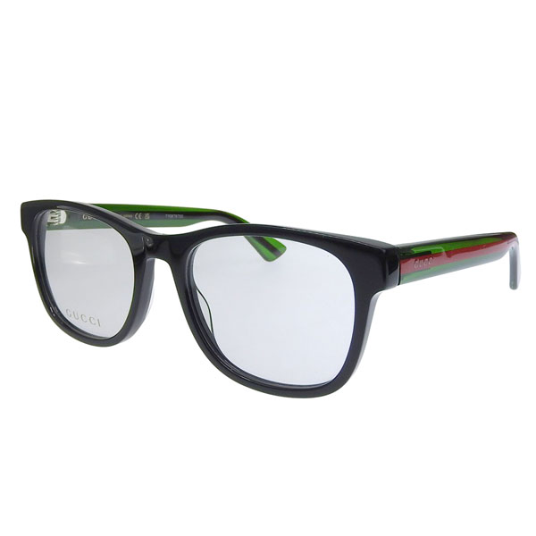 グッチ 小物 メンズ レディース メガネ 53□19-145 ブラック×グリーン GG0004ON002 GUCCI