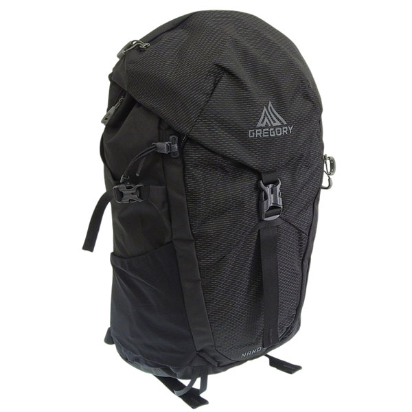 グレゴリー バッグ メンズ レディース リュックサック ブラック ESSENTIAL HIKING NANO 28 GR1530349974 GREGORY A4対応