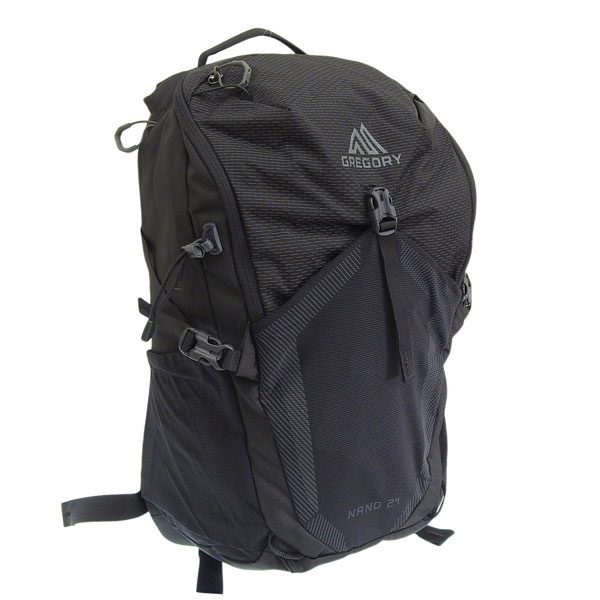グレゴリー バッグ メンズ レディース リュックサック ブラック ESSENTIAL HIKING NANO 24 GR1530599974 GREGORY A4対応