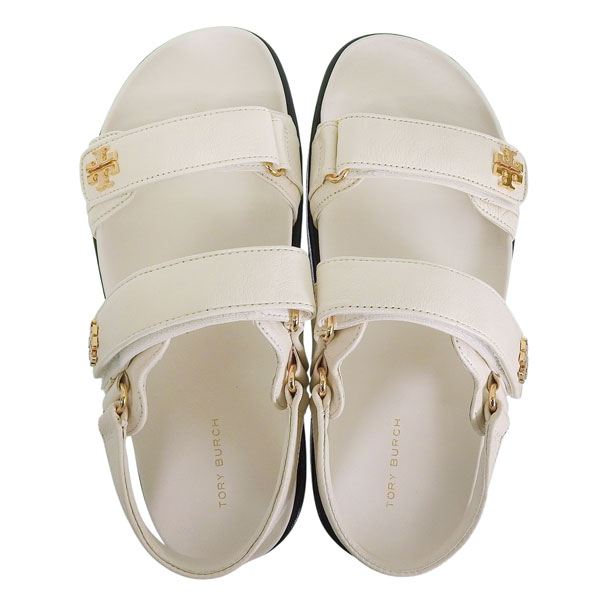 トリーバーチ 靴 レディース サンダル アウトレット 25cm レザー ホワイト KIRA SPORT SANDAL 144328-10425 TORY BURCH_1