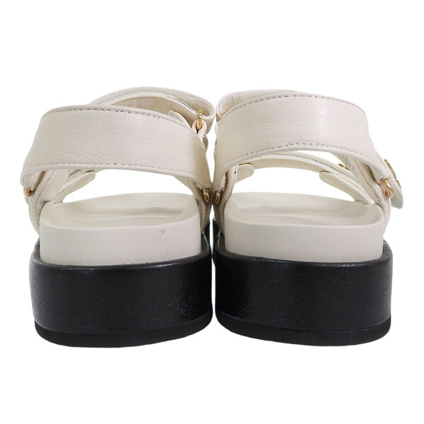 トリーバーチ 靴 レディース サンダル アウトレット 25cm レザー ホワイト KIRA SPORT SANDAL 144328-10425 TORY BURCH_3