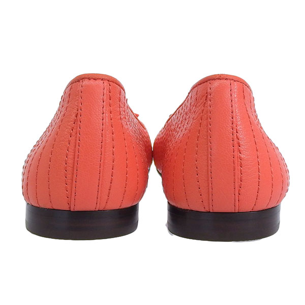 トリーバーチ 靴 レディース パンプス アウトレット 24cm レザー コーラル CAP-TOE QUILTED BALLET 159062-65024 TORY BURCH_3