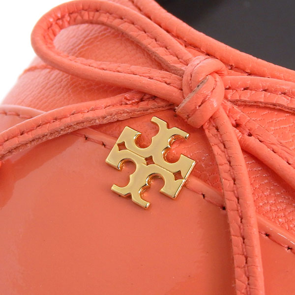 トリーバーチ 靴 レディース パンプス アウトレット 24cm レザー コーラル CAP-TOE QUILTED BALLET 159062-65024 TORY BURCH_4