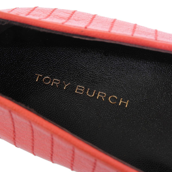 トリーバーチ 靴 レディース パンプス アウトレット 24cm レザー コーラル CAP-TOE QUILTED BALLET 159062-65024 TORY BURCH_5