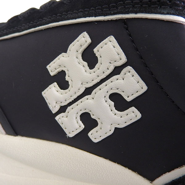 トリーバーチ 靴 レディース スニーカー アウトレット 23.5cm ナイロン×スエード ブラック GOOD LUCK TRAINNER 161550-001235 TORY BURCH_4