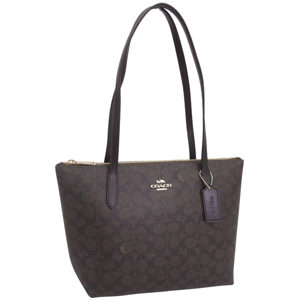 コーチ バッグ レディース ショルダーバッグ トートバッグ アウトレット ウォルナット×ブラック SIG FIONA TOTE CBT18IMXAQ COACH