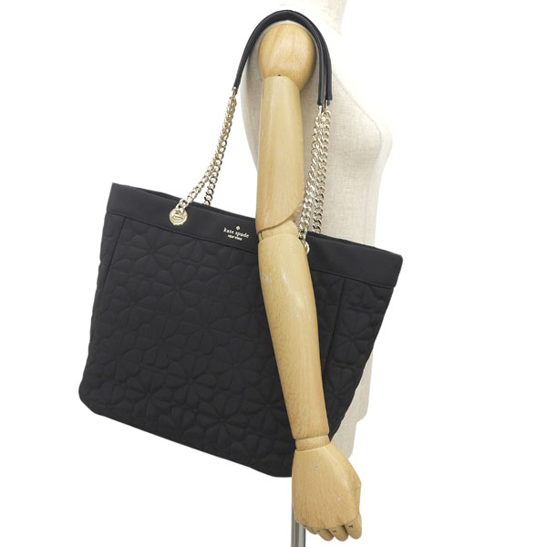 ケイトスペード バッグ レディース トートバッグ アウトレット ブラック SPADE FLOWER QU XL TOTE KK074-001 KATE SPADE A4対応_5