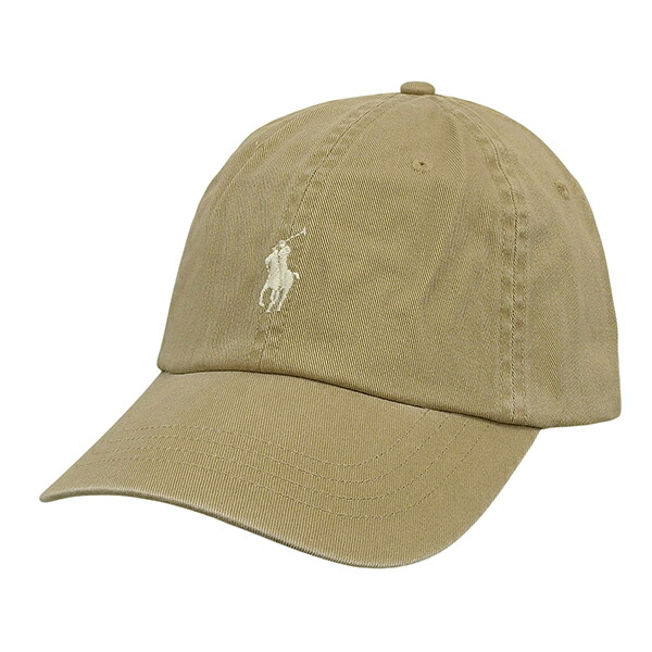 ラルフローレン 帽子 メンズ レディース キャップ OS コットン ベージュ M CLASSICS CAF TAN CLASSIC SPORT CAP 710667709092BE RALPH LAUREN