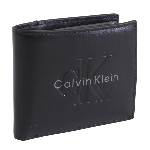 カルバンクライン 財布 メンズ 二つ折り財布 アウトレット レザー ブラック BOLD BILLFOLD W/COIN 4D1156G-001 CALVIN KLEIN 7,776円