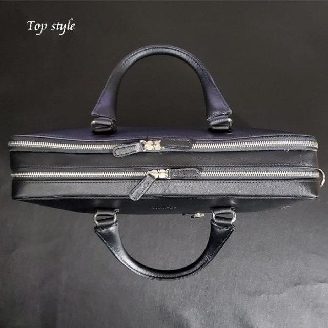 ブリーフケース ビジネスバッグ メンズ レディース ユニセックス B4 2室 タブレット対応 通勤 黒 B2206 新生活 プレゼント ブリーフケース ビジネスバッグ メンズ レディース ユニセックス B4 2