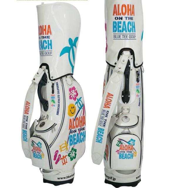 BLUE TEE GOLF ブルーティーゴルフ アロハ オン ザ ビーチ エナメル 9インチ キャディバッグ_3