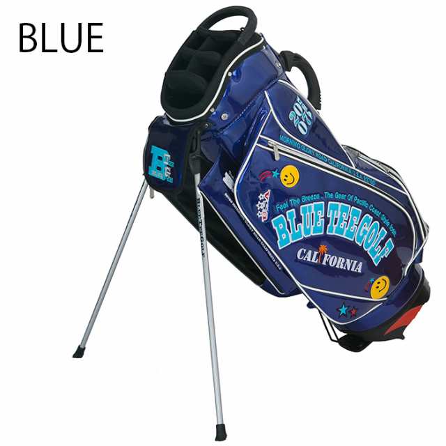 BLUE TEE GOLF ブルーティーゴルフ スマイル & ロゴ エナメル 9インチ