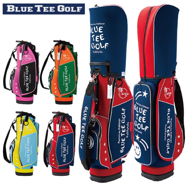 【新品•未使用】BLUE TEE GOLF キャディバッグ BLUE TEE GOLF（ブルーティーゴルフ） 9型 エナメル キャディバッグ
