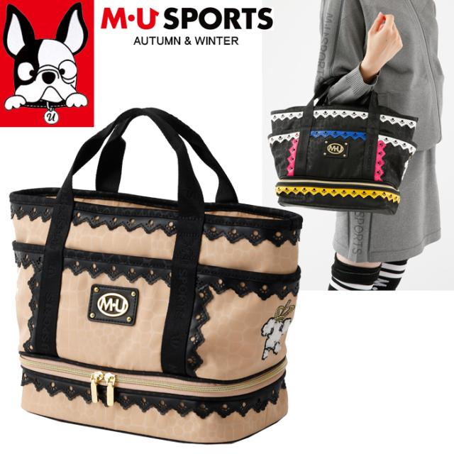 2024年 秋冬新作 MU SPORTS MUスポーツ ゴルフ 保冷機能付き カートバッグ カートポーチ ラウンドポーチ  レディース  MU24AW 新生活 プレゼントの通販は