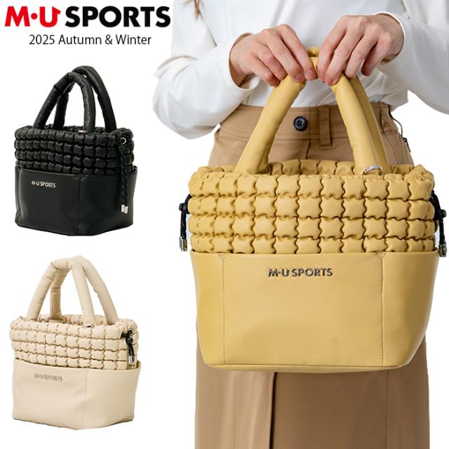 2025年 秋冬新作 MU SPORTS MUスポーツ ゴルフ カートバッグ カートポーチ ラウンドポーチ  レディース  MU25AW プレゼント