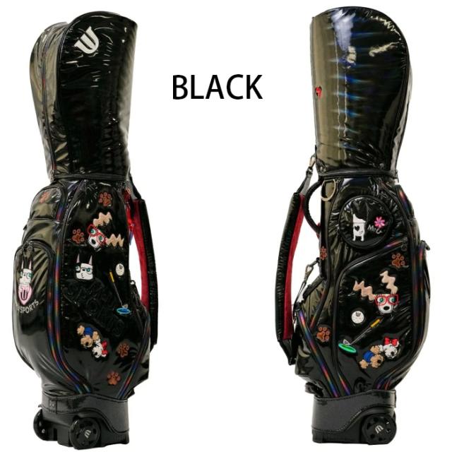 2025年 秋冬新作 MU SPORTS MUスポーツ ゴルフバッグ レディース 2輪