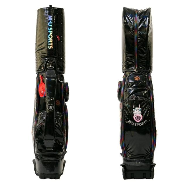 2025年 秋冬新作 MU SPORTS MUスポーツ ゴルフバッグ レディース 2輪