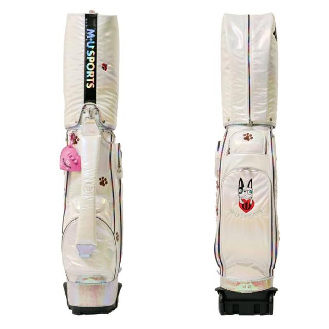 2025年 秋冬新作 MU SPORTS MUスポーツ ゴルフバッグ レディース 2輪