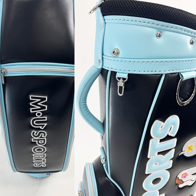 ベストセラー復刻 MU SPORTS MUスポーツ 8.5型 3.8kg キャディバッグ ゴルフバッグ レディース  MU25RE プレゼント