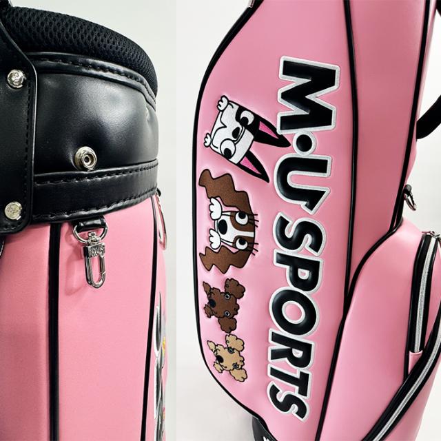 ベストセラー復刻 MU SPORTS MUスポーツ 8.5型 3.8kg キャディバッグ ゴルフバッグ レディース  MU25RE プレゼント