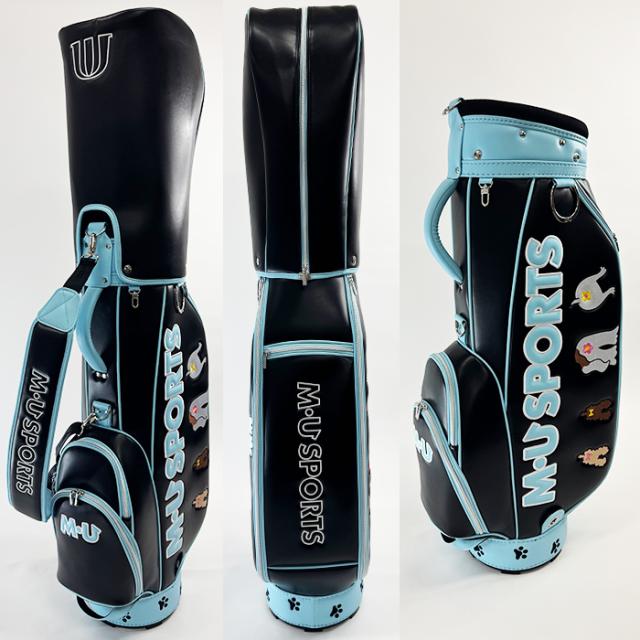 ベストセラー復刻 MU SPORTS MUスポーツ 8.5型 3.8kg キャディバッグ ゴルフバッグ レディース  MU25RE プレゼント