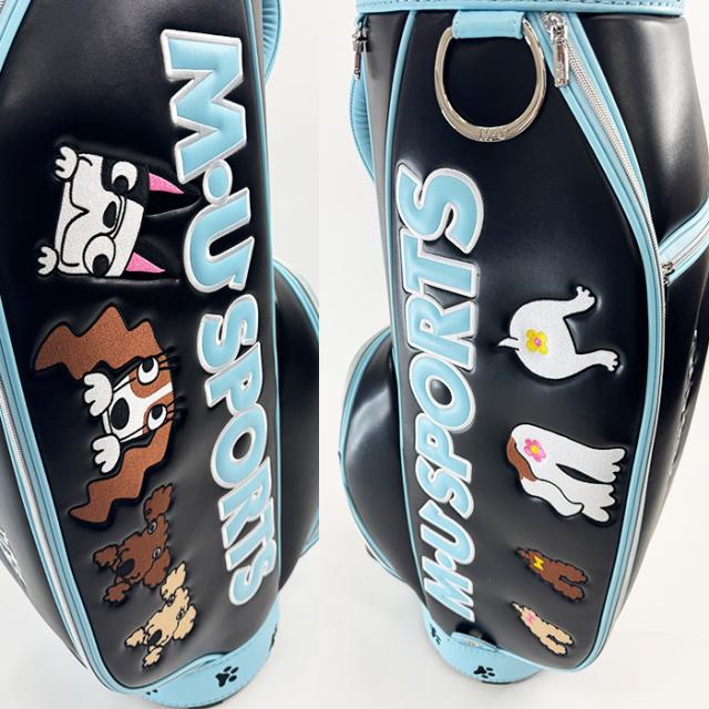 ベストセラー復刻 MU SPORTS MUスポーツ 8.5型 3.8kg キャディバッグ ゴルフバッグ レディース  MU25RE プレゼント