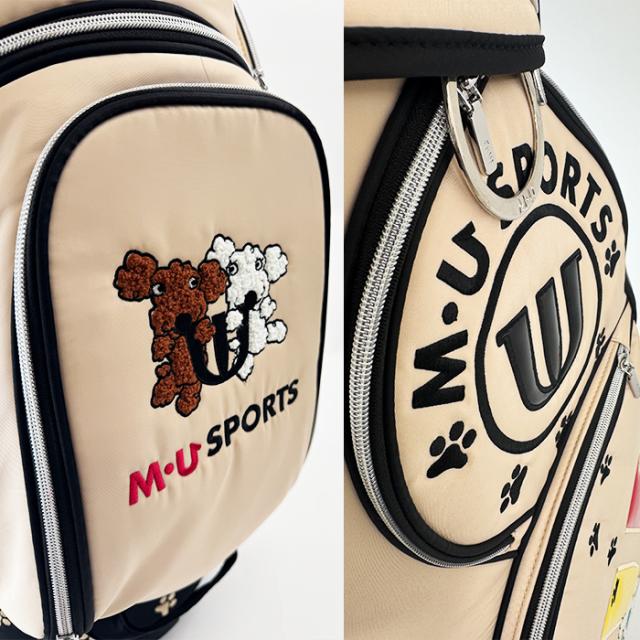 ベストセラー復刻 MU SPORTS MUスポーツ 8.5型 3.5kg キャディバッグ ゴルフバッグ レディース  MU25RE プレゼント