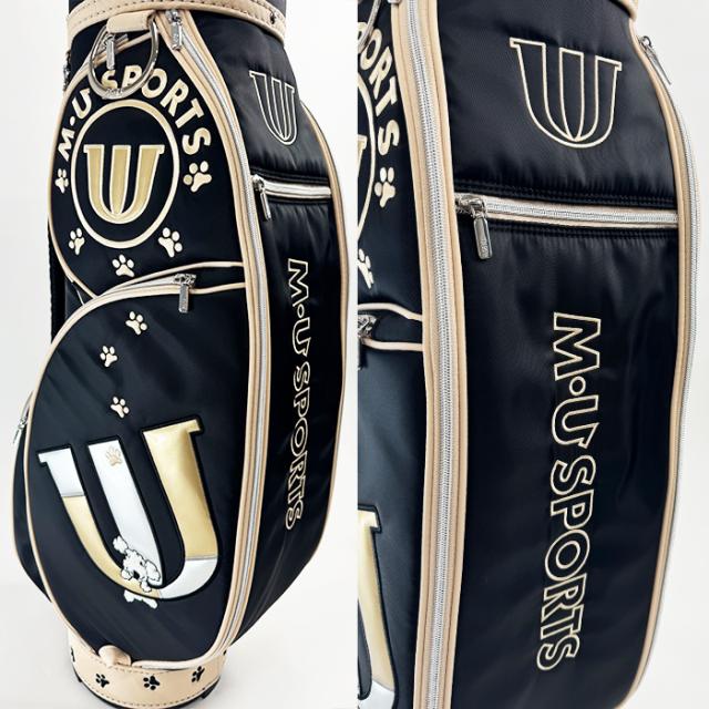 ベストセラー復刻 MU SPORTS MUスポーツ 8.5型 3.5kg キャディバッグ ゴルフバッグ レディース  MU25RE プレゼント