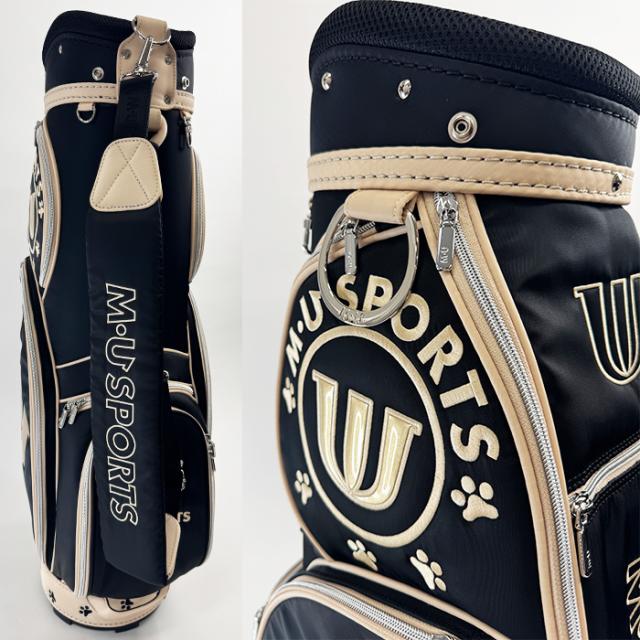 ベストセラー復刻 MU SPORTS MUスポーツ 8.5型 3.5kg キャディバッグ ゴルフバッグ レディース  MU25RE プレゼント