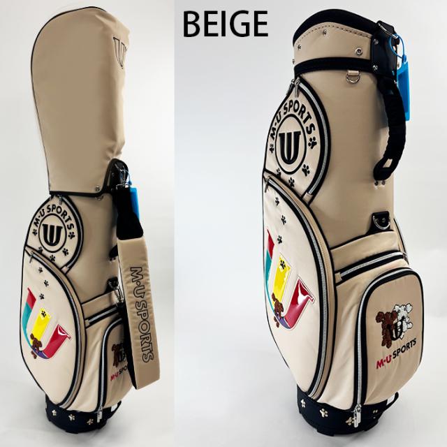 ベストセラー復刻 MU SPORTS MUスポーツ 8.5型 3.5kg キャディバッグ ゴルフバッグ レディース  MU25RE プレゼント