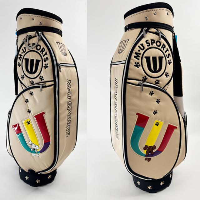ベストセラー復刻 MU SPORTS MUスポーツ 8.5型 3.5kg キャディバッグ ゴルフバッグ レディース  MU25RE プレゼント