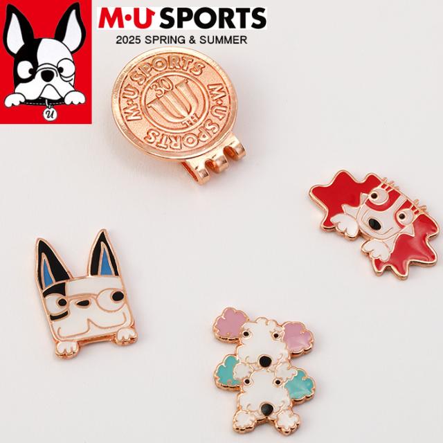 2025年 春夏 新作 M U SPORTS MUスポーツ ゴルフマーカー 3点セット レディース MU25SS 250325 プレゼントの通販は 5,390円