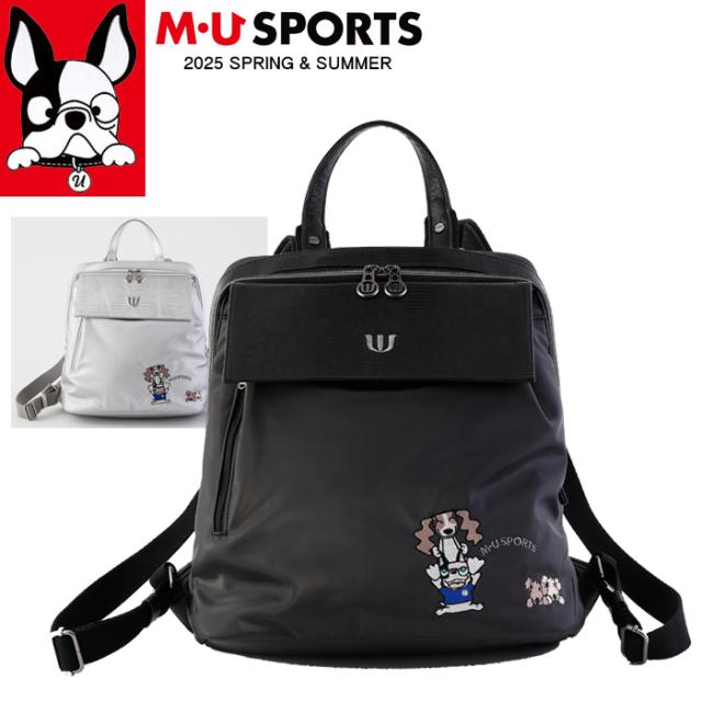2025年 春夏新作 MU SPORTS MUスポーツ ゴルフ カートバッグ リュック カートポーチ ラウンドポーチ  レディース  MU25SS 250325 新生活 プレゼントの通販は