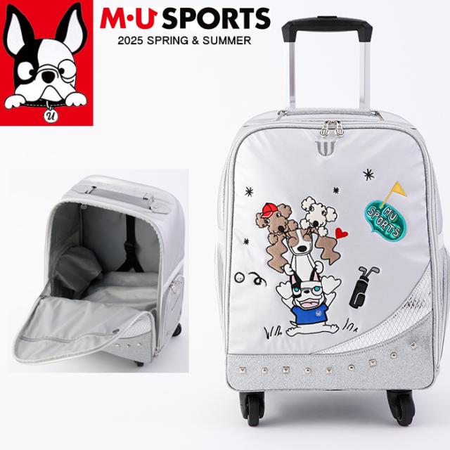 2025春夏新作 MU SPORTS ゴルフバッグ キャスター付き 2025年 春夏新作 M U
