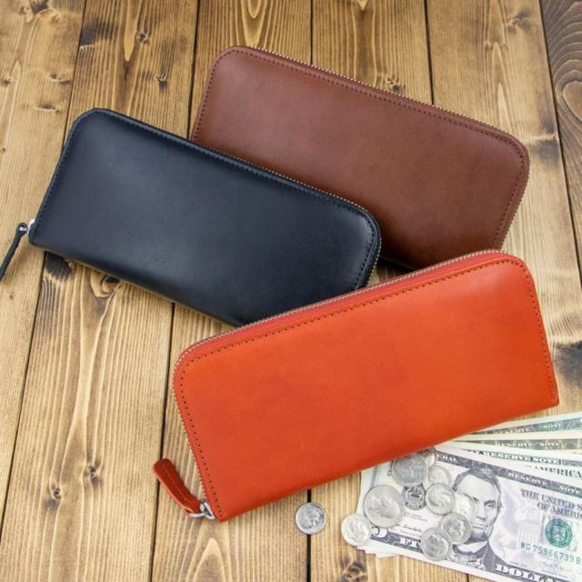 本革 長財布 メンズ 栃木レザー ラウンド長財布 全3色 新生活 プレゼントの通販は