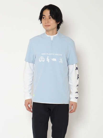 アディダス adidas モックネック レイヤード EPW グラフィック 長袖