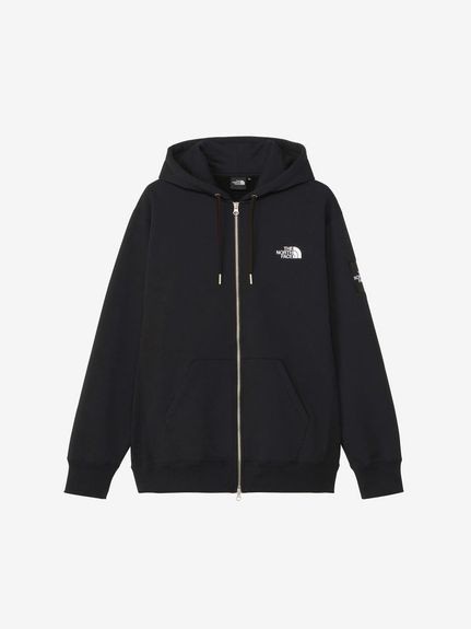 ザ・ノース・フェイス THE NORTH FACE Square Logo Full Zip (スクエアロゴフルジップ) スウェット・パーカー