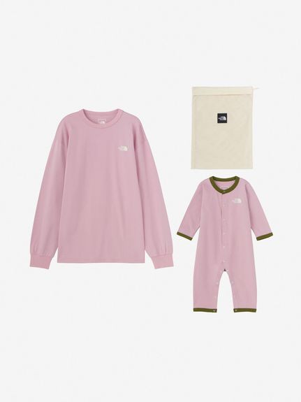 ザ・ノース・フェイス THE NORTH FACE CR L/S Tee & Baby Rompers Set (CRロングスリーブティーアンドベビーロンパースセット) 長袖Tシャ