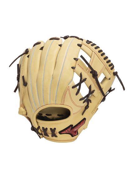 ミズノ MIZUNO ジュニア軟式用WILLDRIVE RED(ウィルドライブレッド)　 AXI オールラウンド用:サイズM 軟式グラブの通販は 10,868円